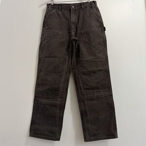 Carhartt double knee carpenter work pants in mocha brown Size 32x32